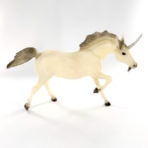Breyer Unicorn #210 Running Stallion Alabaster w/ Silver Striped Horn